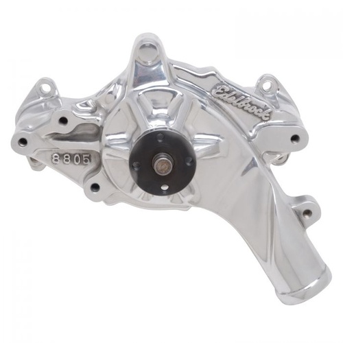 Edelbrock Water Pump, Mechanical, High-Volume, Aluminium, Polished, For Ford, Big Block FE, Each