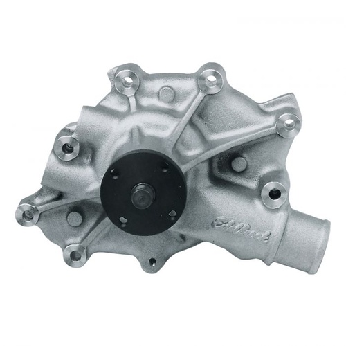 Edelbrock Water Pump, Victor Series, Mechanical, High-Volume, Aluminium, Natural, Counterclockwise, For Ford, 5.0L, Each