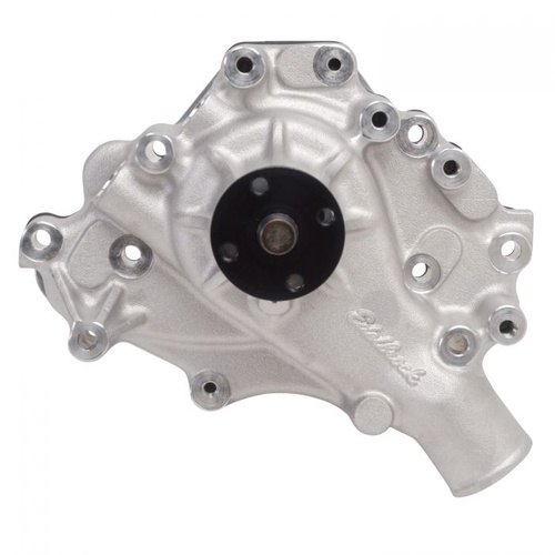 Edelbrock Water Pump, Victor Series, Mechanical, High-Volume, Aluminium, Natural, Clockwise, For Ford, 302, 351W, Each