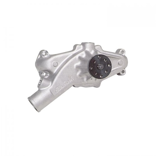 Edelbrock Water Pump, Mechanical, Short, High-Volume, Aluminium, Natural, Clockwise, For Chevrolet, Big Block, Each