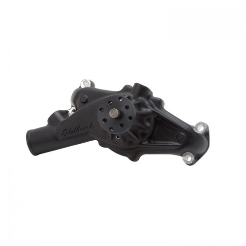 Edelbrock Water Pump, Mechanical, Short, High-Volume, Aluminium, Black Powdercoated, Clockwise, For Chevrolet, Big Block, Each