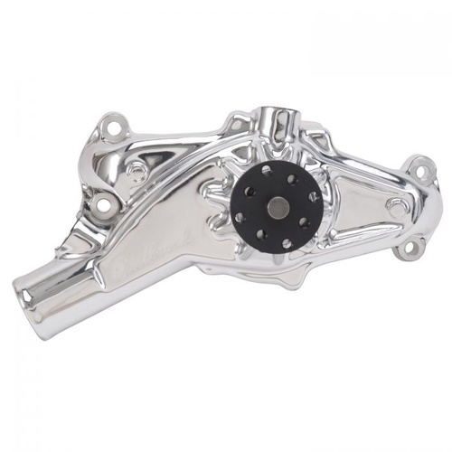 Edelbrock Water Pump, Mechanical, Short, High-Volume, Aluminium, EnduraShine, Clockwise, For Chevrolet, Big Block, Each