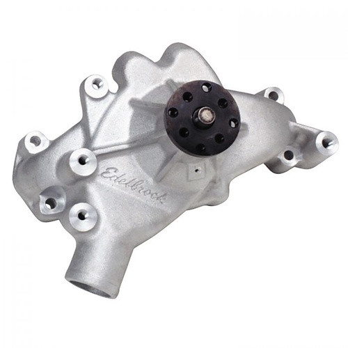 Edelbrock Water Pump, Victor Series, Mechanical, Long, High-Volume, Aluminium, Natural, Clockwise, For Chevrolet, Big Block, Each