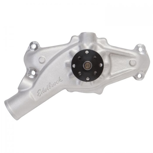 Edelbrock Water Pump, Mechanical, Short, High-Volume, Aluminium, 0.750 in. Pilot Diameter, Clockwise, For Chevrolet, 7.4L, Each