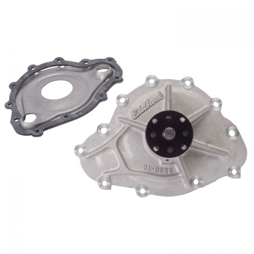 Edelbrock Water Pump, Mechanical, High-Volume, Aluminium, Natural, Clockwise, For Pontiac, 6.6L, 7.0L, 7.5L, Each