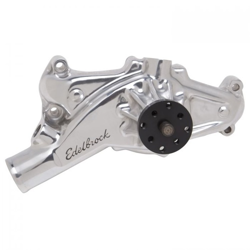 Edelbrock Water Pump, Mechanical, Short, High-Volume, Aluminium, Polished, Clockwise, For Chevrolet, Big Block, Each