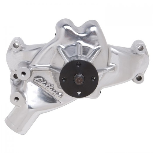 Edelbrock Water Pump, Mechanical, Long, High-Volume, Aluminium, Polished, Counterclockwise, For Chevrolet, 7.4L, Each