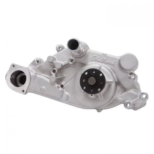 Edelbrock Water Pump, Victor Series High Performance Street, Mechanical, Standard-volume, Aluminium, Natural, Reverse Rotation, For Chevrolet, Each