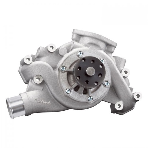 Edelbrock Water Pump, Mechanical, Long, High-Volume, Victor Pro Series, Two Piece, Aluminium, Clockwise, GM, LS, Each