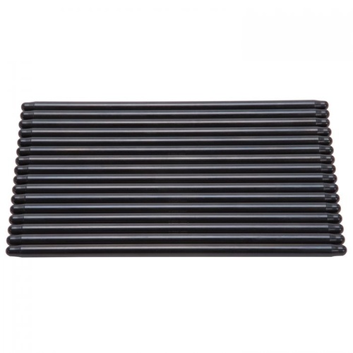 Edelbrock Pushrods, 3/8 in. Diameter, 9.650 in. Long, 4130 Chromoly, 0.080 Wall, For Guideplates, Set of 16
