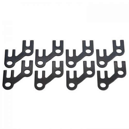 Edelbrock Guideplates, Steel, Black Oxide, for Use On 3/8 in. Diameter Pushrods, For Chevrolet, W Big Block, 348, 409, Set of 8