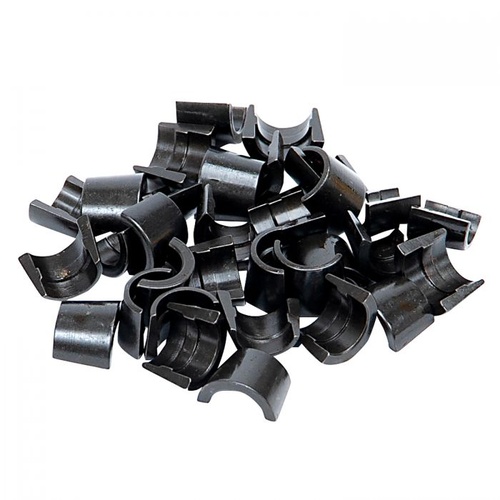 Edelbrock Valve Stem Locks, Machined, Hardened Steel, 7 Degree, 1-Groove, 11/32 in. i.d., Set of 32
