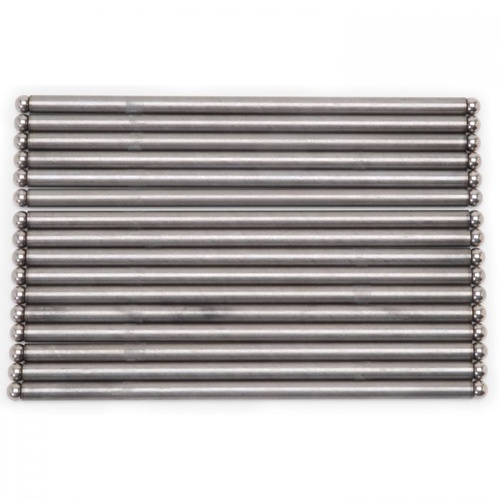 Edelbrock Pushrods, 5/16 in. Diameter, 7.800 in. Long, 4130 Chromoly, 0.080 Wall, For Guideplates, Set of 16