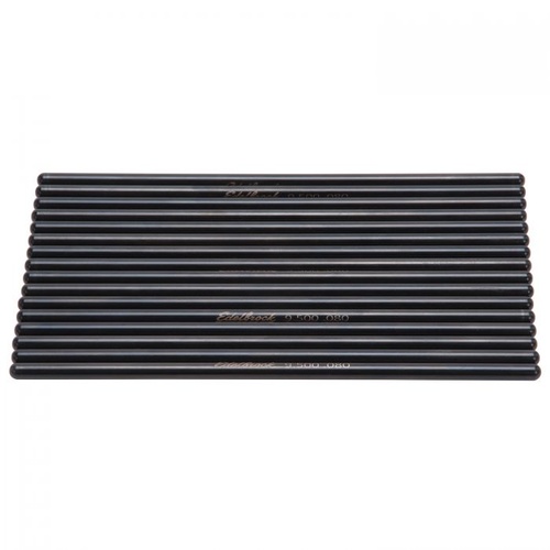 Edelbrock Pushrods, 5/16 in. Diameter, 9.500 in. Long, 4130 Chromoly, 0.080 Wall, For Guideplates, Set of 16