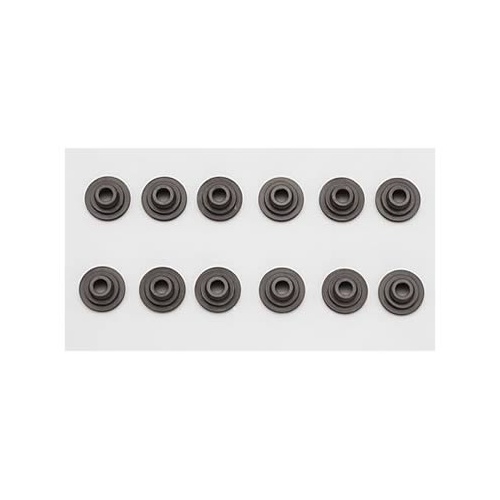 Edelbrock Valve Spring Retainers, Steel, 7 degree, 1.550 in. Outside Diameter, Set of 16