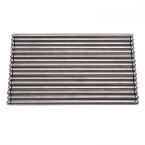 Edelbrock Pushrods, 5/16 in. Diameter, 7.625 in. Long, 4130 Chromoly, 0.080 Wall, For Guideplates, Set of 16