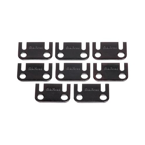 Edelbrock Guideplates, Flat, Steel, 5/16 in., For Ford, 221-302, 351W, (for Performer, Perf. RPM, Victor Jr Heads), Set of 8