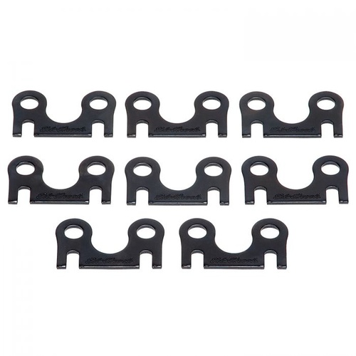 Edelbrock Guideplates, Flat, Steel, 5/16 in., AMC, 343-401, for Performer and Performer RPM Heads, Set of 8