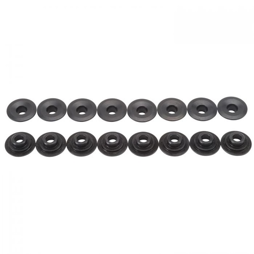 Edelbrock Valve Spring Retainers, Steel, 7 degree, 1.410 in. Outside Diameter, 1.000 in. Inside Diameter, Set of 16