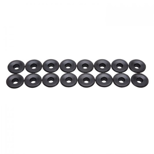 Edelbrock Valve Spring Retainers, Steel, 7 Degree, 1.375 in. Outside Diameter, 1.070 in. Inside Diameter, Set of 16