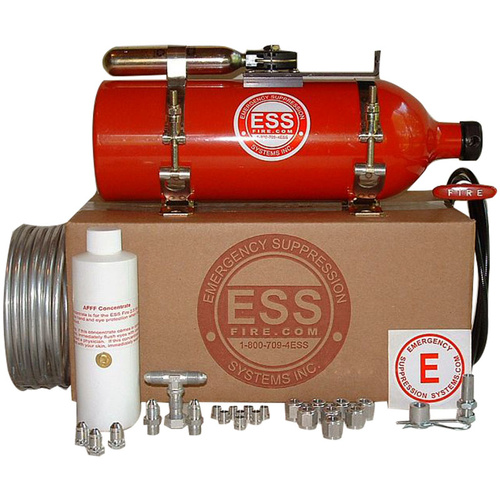 ESS Fire System SFI 2.3 Liter 3 Nozzle System (filled, certified, sealed)