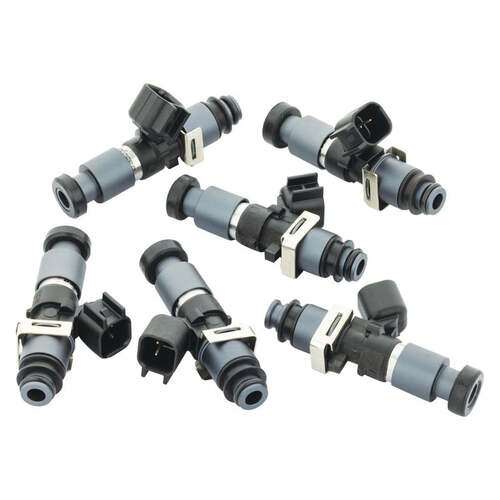 Excess Injectors, 710cc @ 3bar Fuel Injector, 1989-2002 Nissan GTR R32, R33, R34, Wiring Adaptors incl, Exact Match Tuning Data, Set of 6