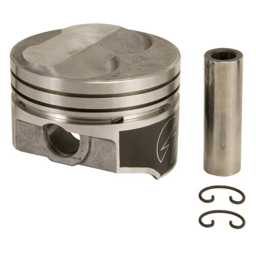 Speed Pro Piston and Ring Kit, Hypereutectic, Dome, 4.030 in. Bore, SB Chevy, Kit