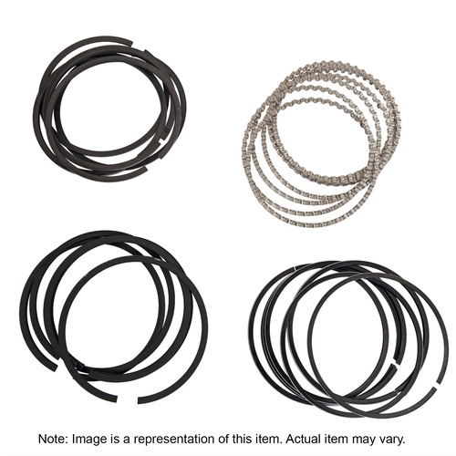 Sealed Power Piston Rings, Moly, 3.930 in. Bore, 5/64 in., 5/64 in., 3/16 in. Thickness, 8-Cylinder, Set
