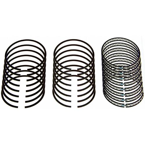 Sealed Power Piston Rings, Moly, 4.000 in. Bore, 5/64 in, 5/64 in, 3/16 in. Thickness, 8-Cylinder, Set