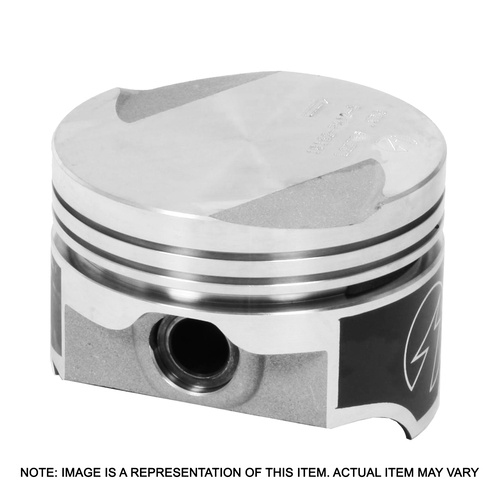 SPEED PRO Pistons, Hypereutectic, Flat, 4.030 in. Bore, SB For Ford 347 c.i. 3.400 stroke, 5.400in. rod length, .912 Pin -5.0cc dome volume, Each (Min