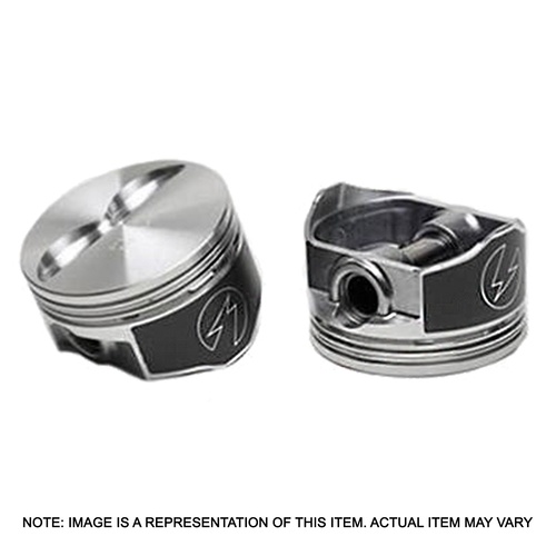 SPEED PRO Pistons, Hypereutectic, Flat, 4.040 in. Bore, For Chevrolet 355 c.i., 3.480 stroke, 6.000in. rod length, -5.0cc dome volume, Each (Minimum O
