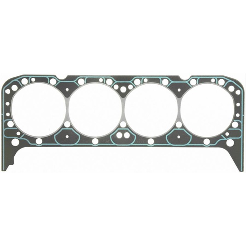 FELPRO Head Gasket, Composition Type, 4.166 in. Bore, .041 in. Compressed Thickness, For Chevrolet, Small Block, Each