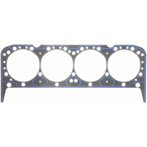FELPRO Head Gasket, Composition Type, 4.166 in. Bore, .039 in. Compressed Thickness, For Chevrolet, Small Block, Each