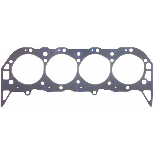 FELPRO Head Gasket, Composition Type, 4.370 in. Bore, .039 in. Compressed Thickness, For Chevrolet, Big Block, Each