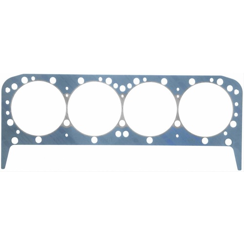 FELPRO Head Gasket, Composition Type, 4.250 in. Bore, .051 in. Compressed Thickness, For Chevrolet, Small Block, Each