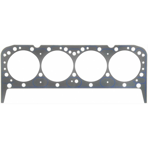 FELPRO Head Gasket, Composition Type, 4.080 in. Bore, .039 in. Compressed Thickness, For Chevrolet, Small Block, Each