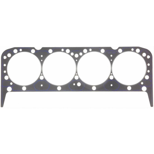 FELPRO Head Gasket, Composition Type, 4.180 in. Bore, .039 in. Compressed Thickness, For Chevrolet, Small Block, Each
