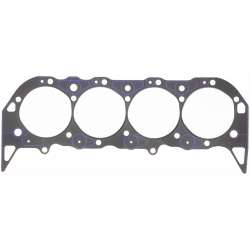 FELPRO Head Gasket, Composition Type, 4.540 in. Bore, .039 in. Compressed Thickness, For Chevrolet, Big Block, Each