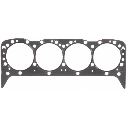 FELPRO Head Gasket, Stainless Steel Shim, 4.100 in. Bore, .015 in. Compressed Thickness, For Chevrolet, Small Block, Each