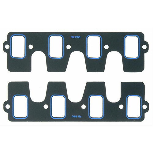 FELPRO Intake Manifold Gaskets, Composite with Coating and Printoseal, Rectangular Port, For Chevrolet, 7.0L, Set