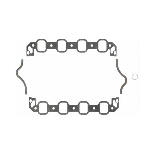 FELPRO Gaskets, Manifold, Intake, Composite, 2.45 in. x 1.82 in. Port, .120 in. Thick, For Ford, Big Block 385, Pair