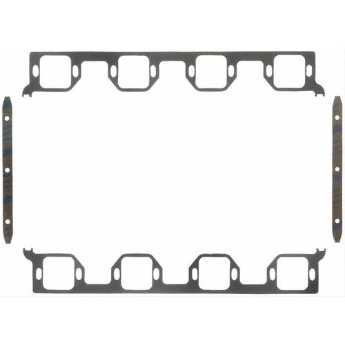 FELPRO Gaskets, Manifold, Intake, Printoseal, 2.00 in. x 1.84 in. Port, .060 in. Thick, For Dodge, For Plymouth, 426 Hemi, Set