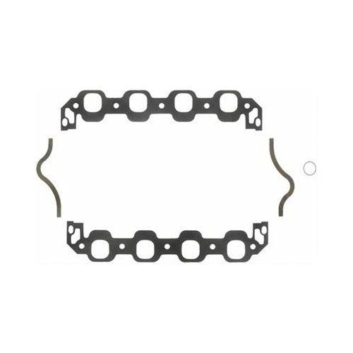 FELPRO Gaskets, Manifold, Intake, Composite, 1.78 in. x 1.91 in. Port, .120 in. thick, For Ford, Big Block, Set