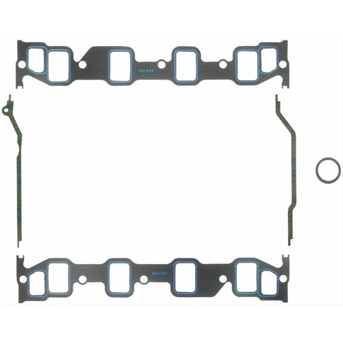 FELPRO Gaskets, Manifold, Intake, Composite, Printoseal, 2.10 in. x 1.40 in. Port, For Ford, 390, FE, Set