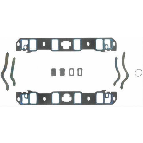 FELPRO Gaskets, Manifold, Intake, Composite, Printoseal, 2.00 in. x 1.20 in. Port, For Ford, 260/289/302/351W, Set