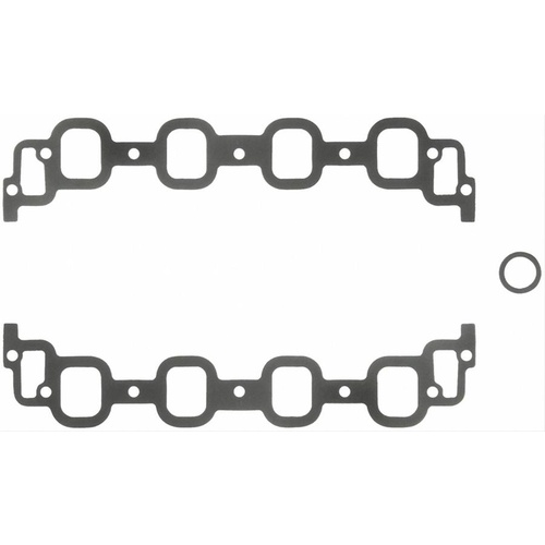 FELPRO Gasket, Manifold, Intake, Splayed Valve, For Chevrolet, Small Block, Set