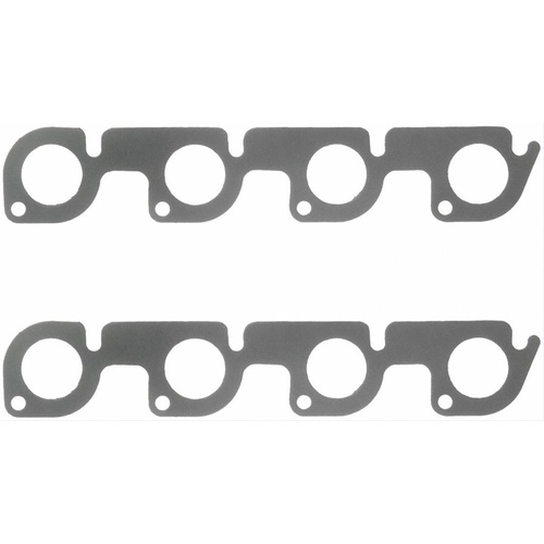 FELPRO Exhaust Gaskets, Header, Steel Core Laminate, For Ford, Small Block, SVO, C302/D302/B351 Heads, Set