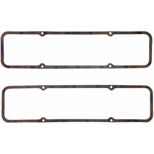 FELPRO Valve Cover Gaskets, CorkLam, Cork/Rubber with Steel Core, For Chevrolet, Small Block, Pair
