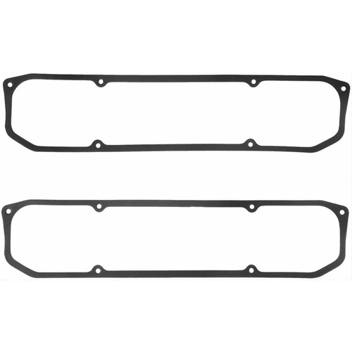 FELPRO Valve Cover Gaskets, Rubber-Coated Fiber, For Chrysler, For Dodge, For Plymouth, Big Block, Pair