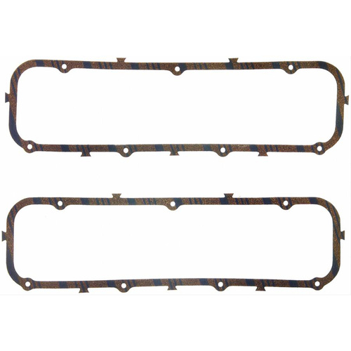 FELPRO Gasket, Valve Cover, For Ford, Big Block 429/460, 0.172 in.Thick, Blue Stripe Cork-Rubber, Pair